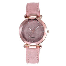 Load image into Gallery viewer, Casual Women Romantic Starry Sky Wrist Watch Leather