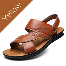 Load image into Gallery viewer, Men&#39;s Summer Sandals Genuine leather