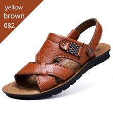 Load image into Gallery viewer, Men&#39;s Summer Sandals Genuine leather