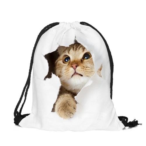 Cat escape 3D printing Women Classic