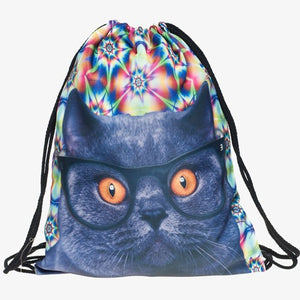 Cat escape 3D printing Women Classic