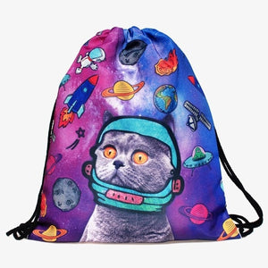 Cat escape 3D printing Women Classic