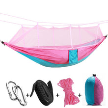 Load image into Gallery viewer, 1-2 Person Outdoor Mosquito Net Parachute Hammock Camping