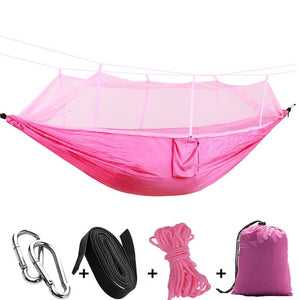 1-2 Person Outdoor Mosquito Net Parachute Hammock Camping