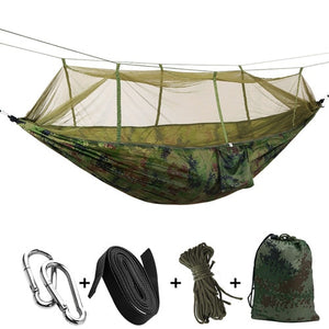 1-2 Person Outdoor Mosquito Net Parachute Hammock Camping