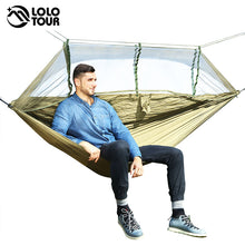 Load image into Gallery viewer, 1-2 Person Outdoor Mosquito Net Parachute Hammock Camping