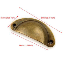 Load image into Gallery viewer, KAK 2PCS Retro Metal Kitchen Drawer Cabinet