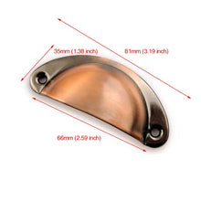 Load image into Gallery viewer, KAK 2PCS Retro Metal Kitchen Drawer Cabinet