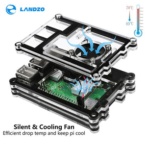 Raspberry Pi 3 Model B+ Case 9 layer