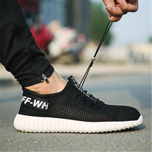 Load image into Gallery viewer, Breathable Mesh Work Shoes Black