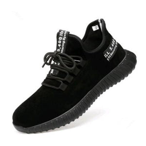 Breathable Mesh Work Shoes Black