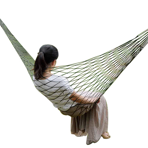 Portable Garden Nylon Hammock swingHang Mesh