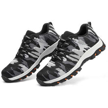 Load image into Gallery viewer, Camouflage Steel Toe Shoes