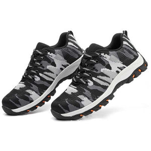 Camouflage Steel Toe Shoes