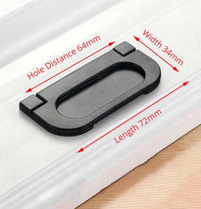 KAK American Style Black Cabinet Handles