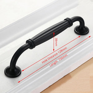 KAK American Style Black Cabinet Handles