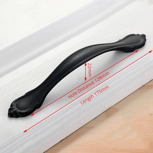 KAK American Style Black Cabinet Handles