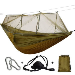 1-2 Person Outdoor Mosquito Net Parachute Hammock Camping