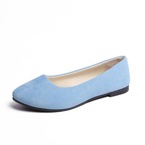Women Flats Shoes 2019 Faux Suede Loafers