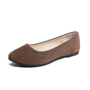 Women Flats Shoes 2019 Faux Suede Loafers