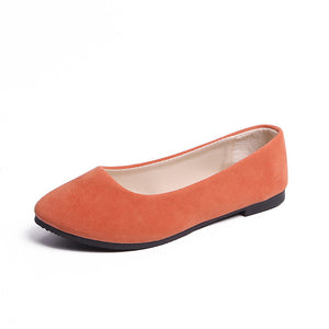 Women Flats Shoes 2019 Faux Suede Loafers