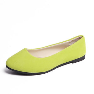 Women Flats Shoes 2019 Faux Suede Loafers