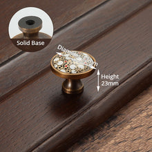 Load image into Gallery viewer, KAK Antique Bronze Ceramic Cabinet Handles Vintage Drawer