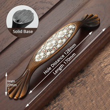 Load image into Gallery viewer, KAK Antique Bronze Ceramic Cabinet Handles Vintage Drawer