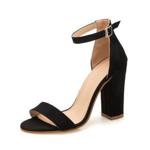 Summer Women Pumps T-stage Fur Buckle