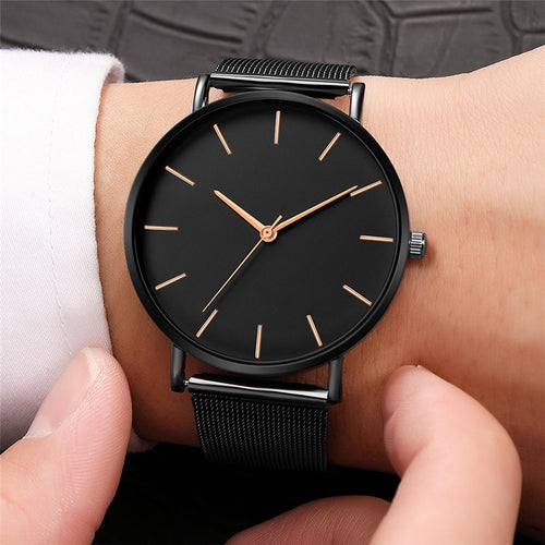Simplicity Modern Quartz Watch Women Mesh