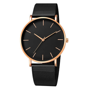 Simplicity Modern Quartz Watch Women Mesh