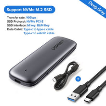 Load image into Gallery viewer, Ugreen M2 SSD Case M.2 USB