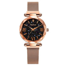 Load image into Gallery viewer, Luxury Women Watches Magnetic Starry Sky Clock